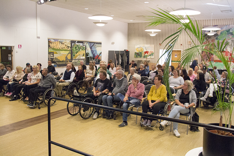 Publikbild från inspirationsdag i Dalheimers hus 2018